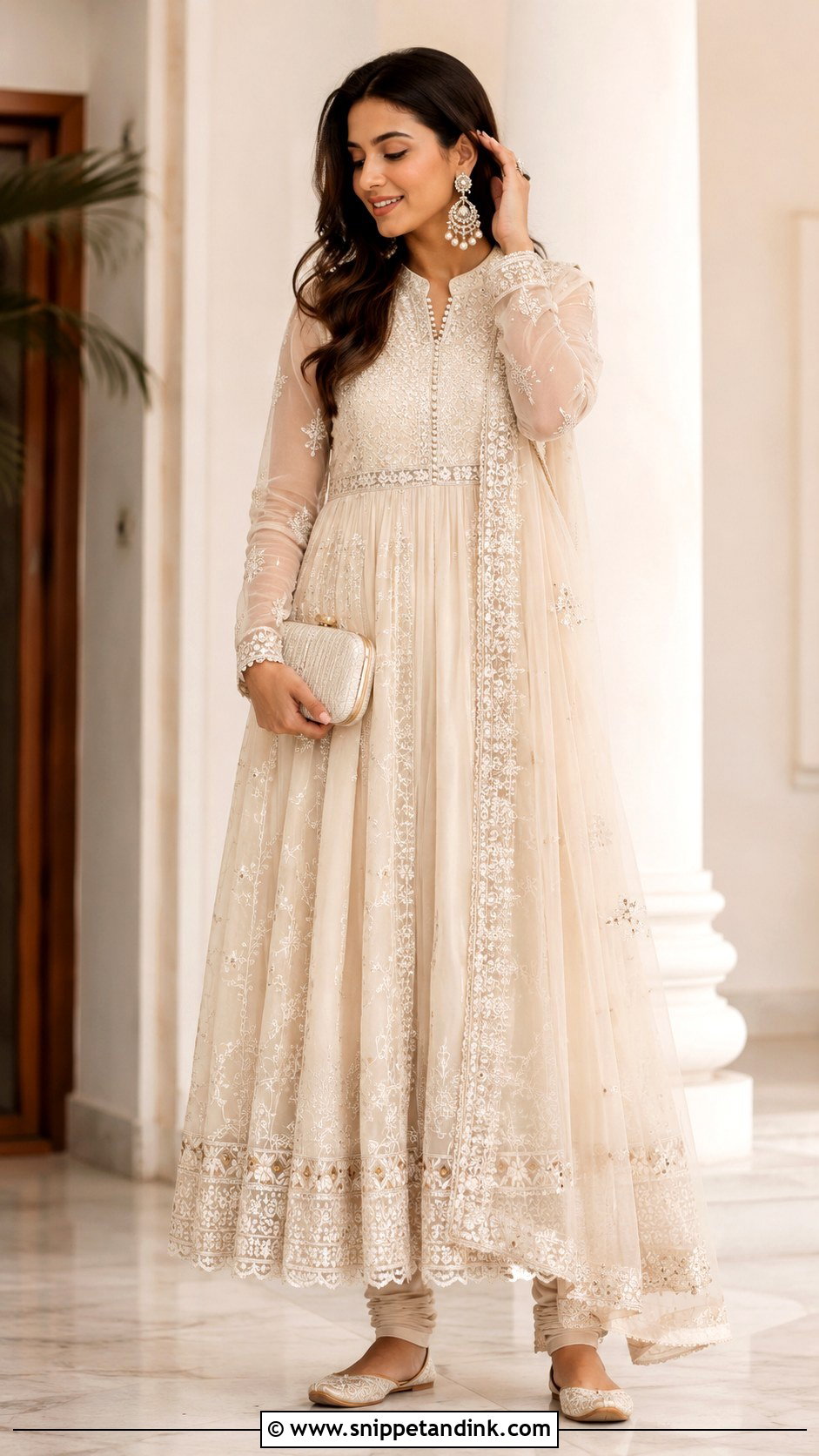 Anarkali Suit Festive Outfit - Snippet and Ink - 25 Indian Festive Outfits