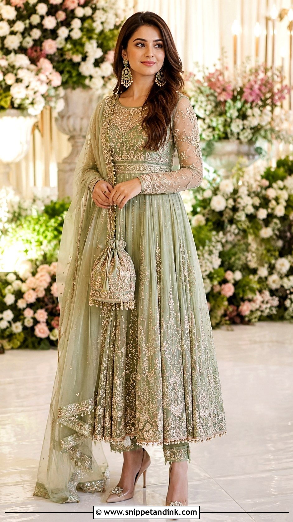 Anarkali Suit For Engagement - Snippet and Ink - 25 Modern Indian Wedding Outfits Sisters
