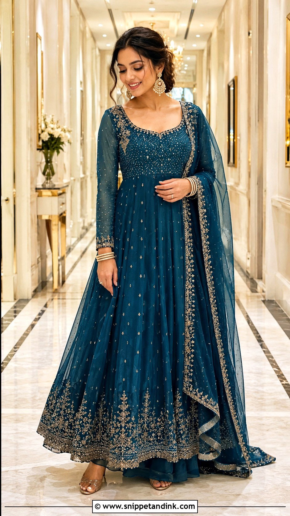 Anarkali Suit For Indian Wedding - Snippet and Ink - 25 Trending Indian Outfits for Wedding