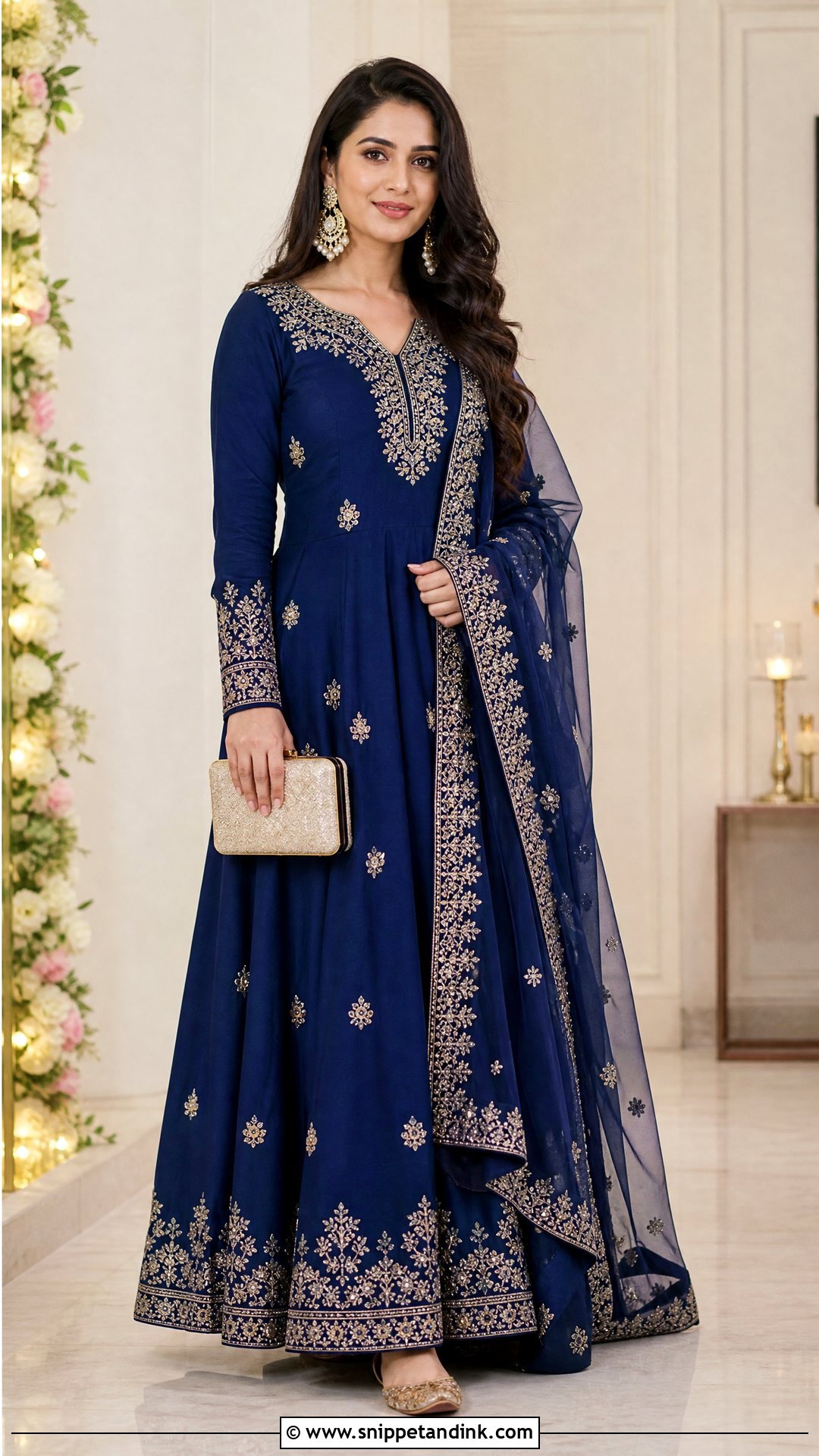 Anarkali Suit For Sangeet - Snippet and Ink - 25 Outfit for Sangeet Function Ideas