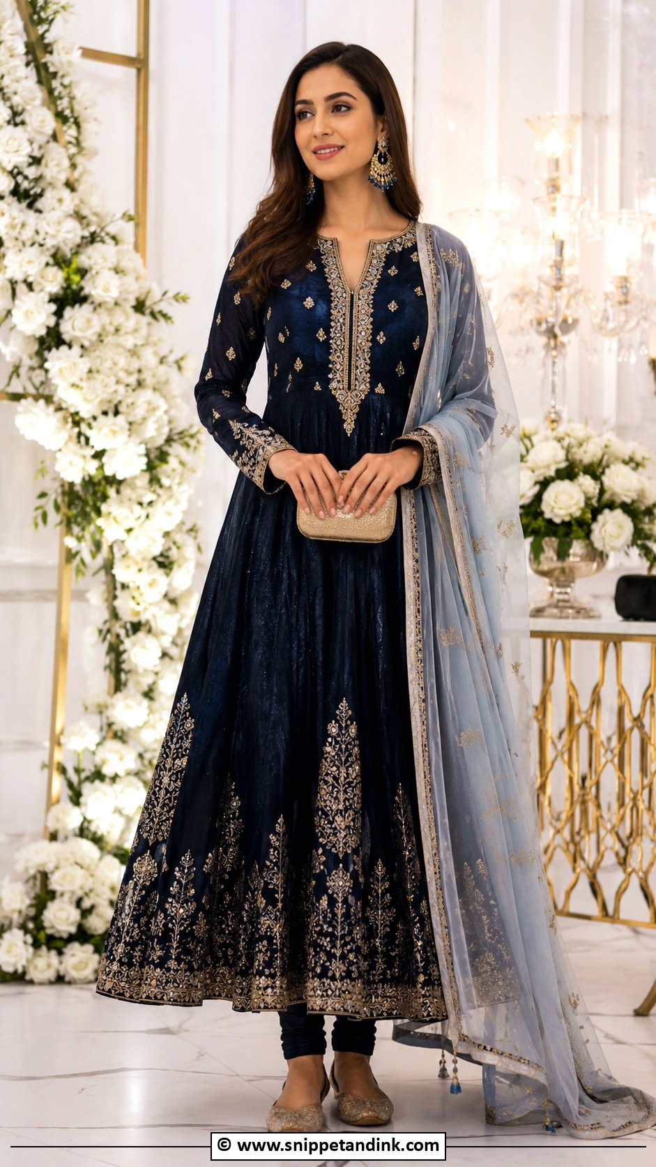 Anarkali Suit For Sangeet Night - Snippet and Ink - 35 Sangeet Night Outfit Ideas