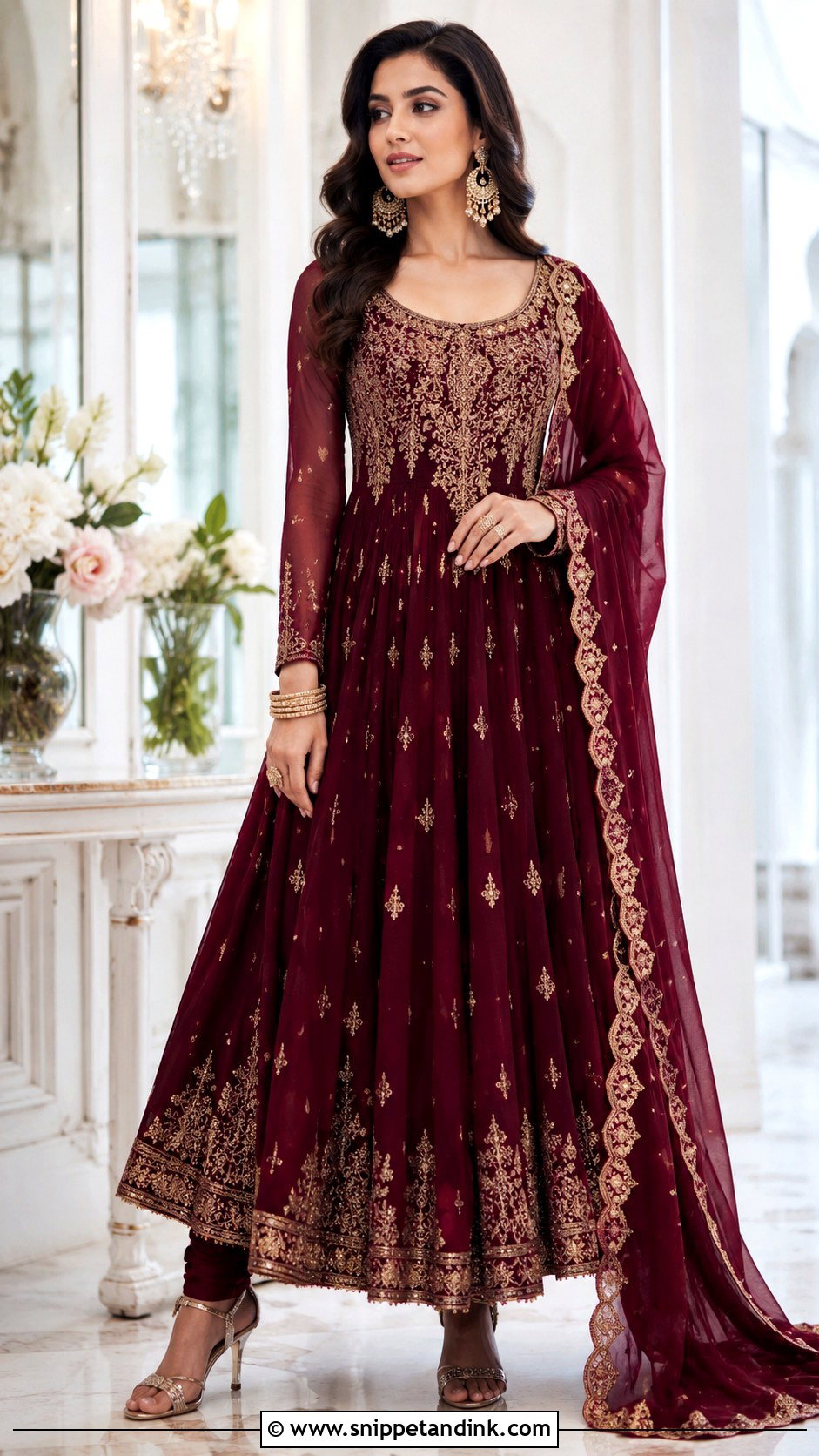 Anarkali Suit For Wedding - Snippet and Ink - 25 Indian Wedding Dresses for Women