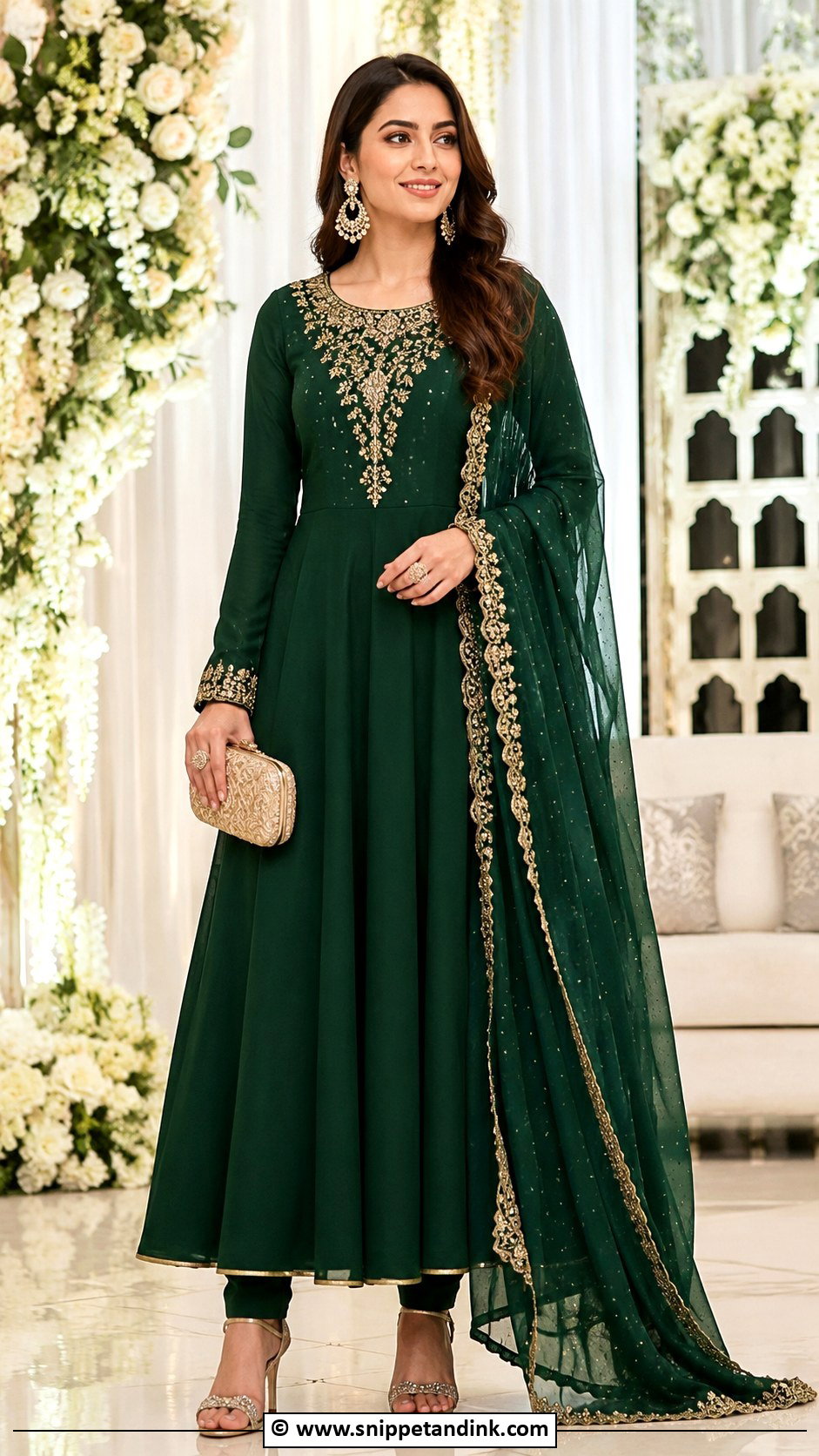 Anarkali Suit Marriage Outfit - Snippet and Ink - 30 Marriage Outfits for Women