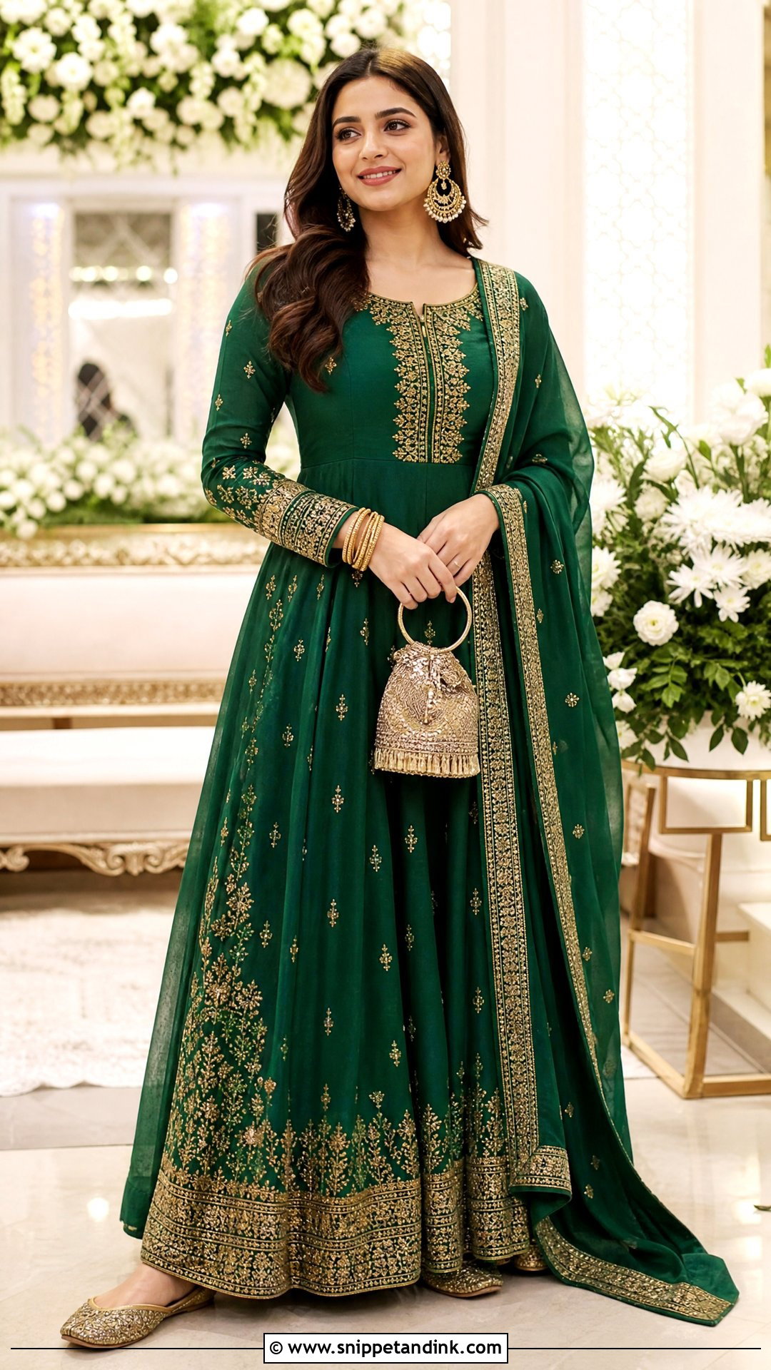 Anarkali Suit Outfit - Snippet and Ink - 25 Trending Indian Wedding Outfits