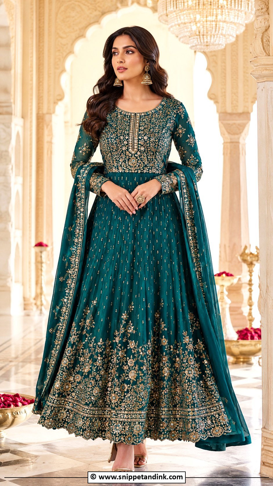 Anarkali Suit Outfit - Snippet and Ink - 30 Indian Wedding Outfit Ideas
