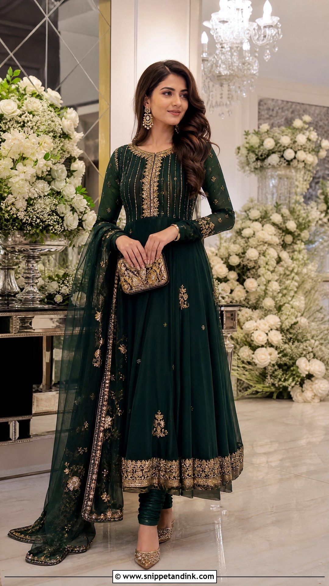 Anarkali Suit Wedding Outfit - Snippet and Ink - 20 Traditional Outfits for Wedding