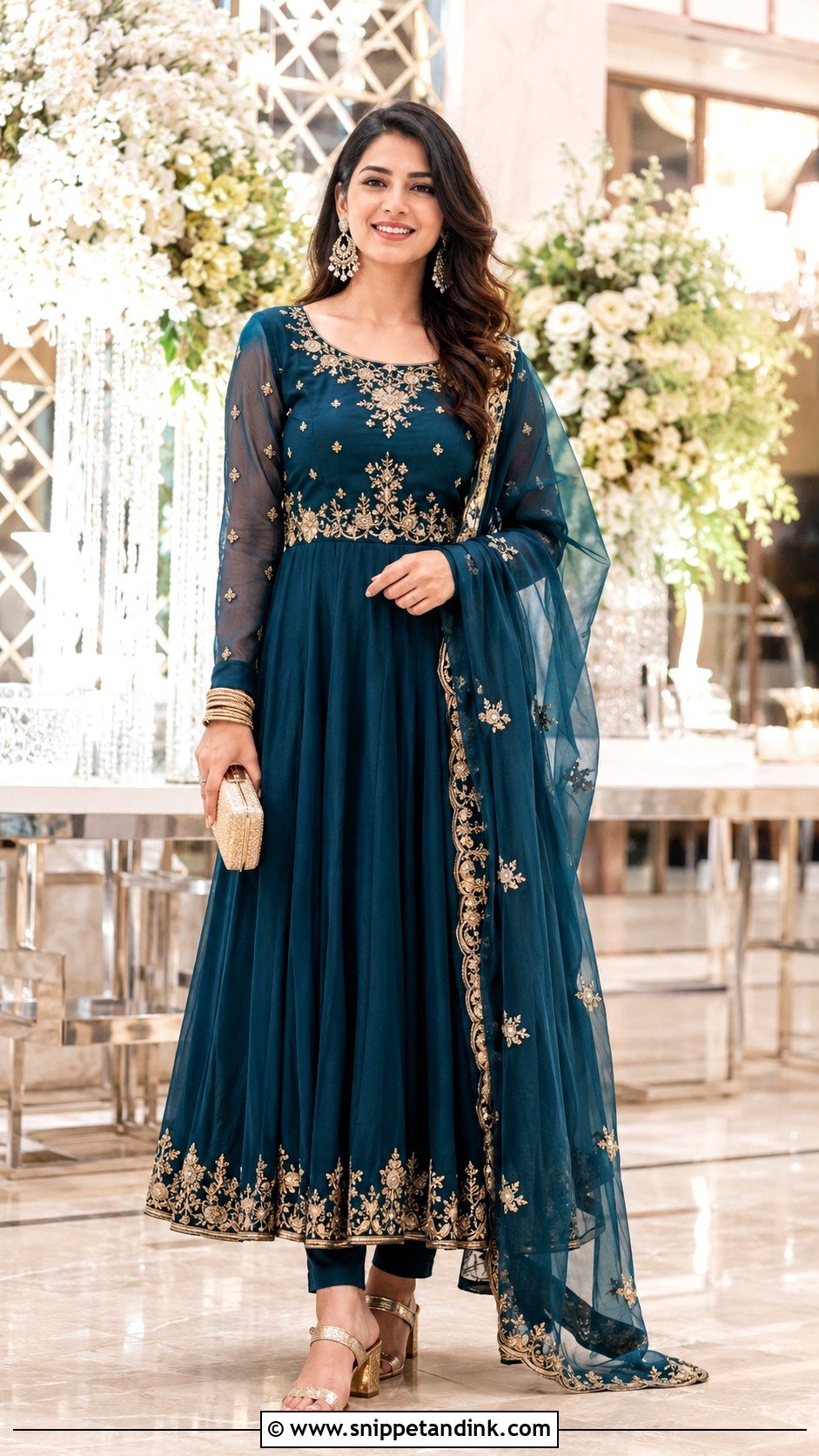 Anarkali Suit for Indian Marriage - Snippet and Ink - 20 Indian Marriage Dress Ideas