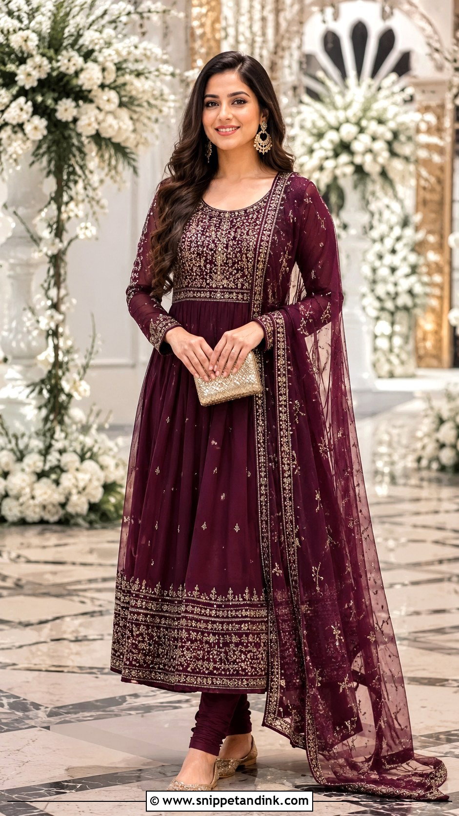 Anarkali Suit for Indian Wedding Guest - Snippet and Ink - 20 Indian Wedding Outfit Ideas for Women