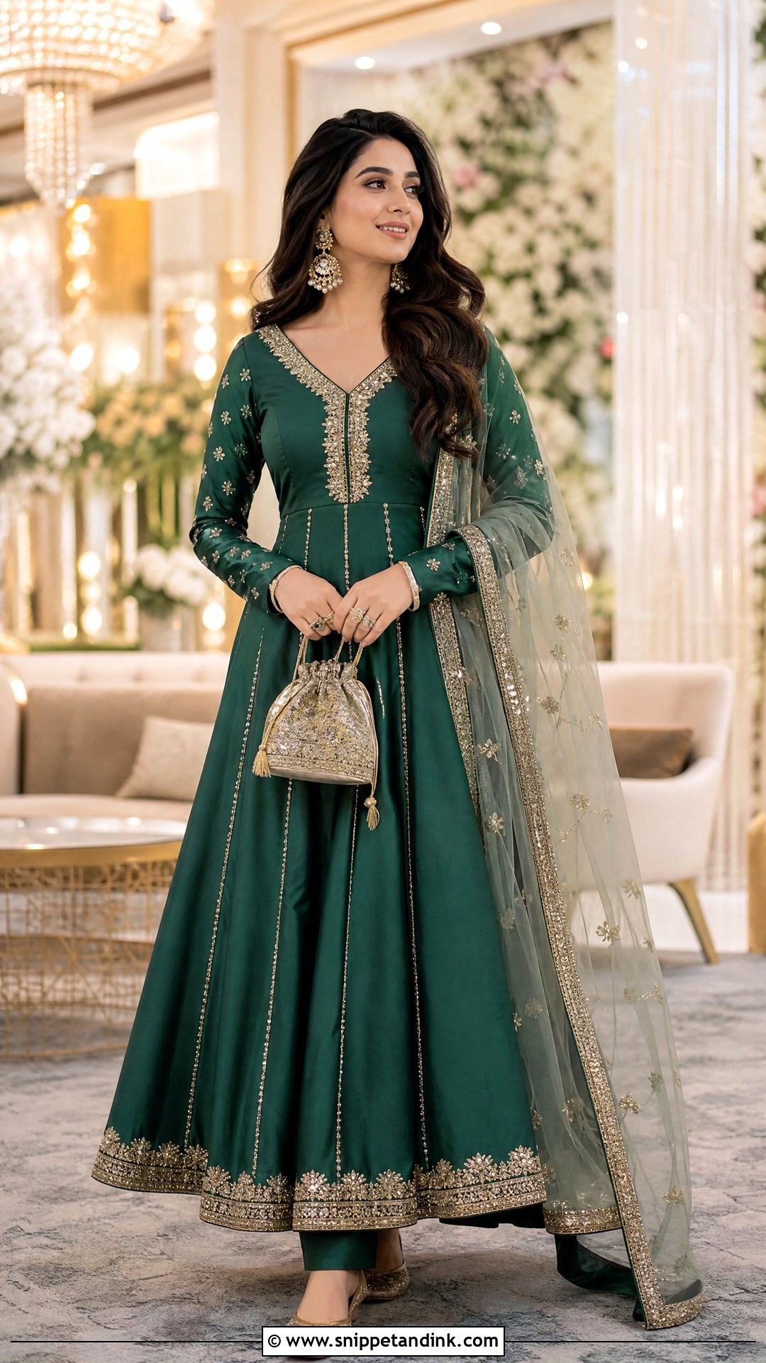 Anarkali Suit for Marriage Function - Snippet and Ink - 20 Outfit Ideas for Marriage Function