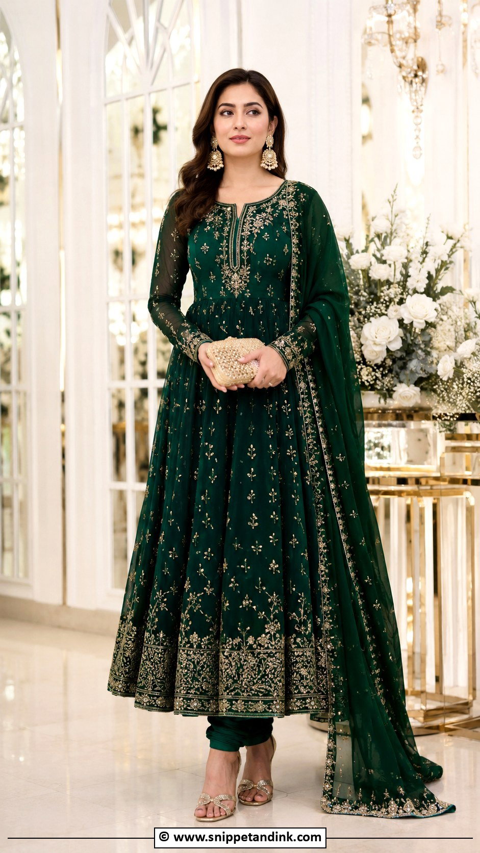 Anarkali Suit - Snippet and Ink - 30 Desi Wedding Outfits