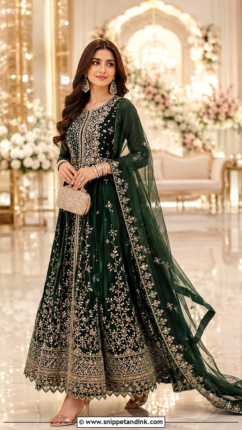 Anarkali Wedding Dress - Snippet and Ink - 30 Asian Wedding Dress Ideas