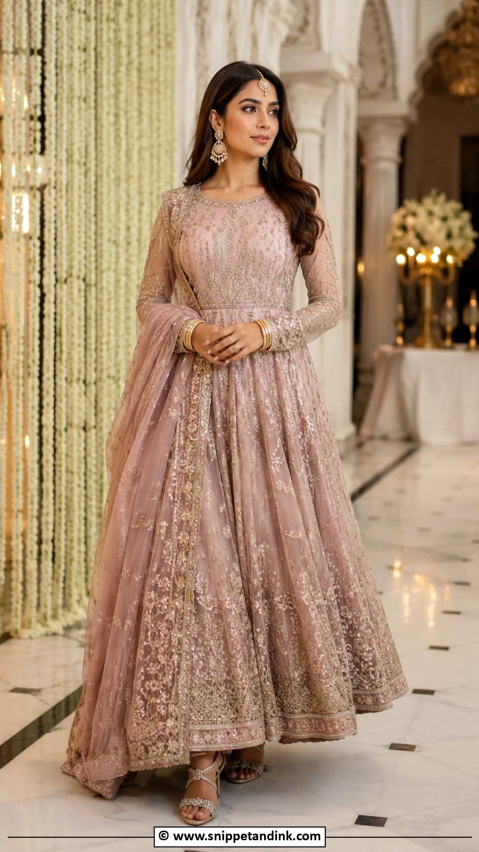 Anarkali Wedding Frock - Snippet and Ink - 30 Wedding Frock Designs