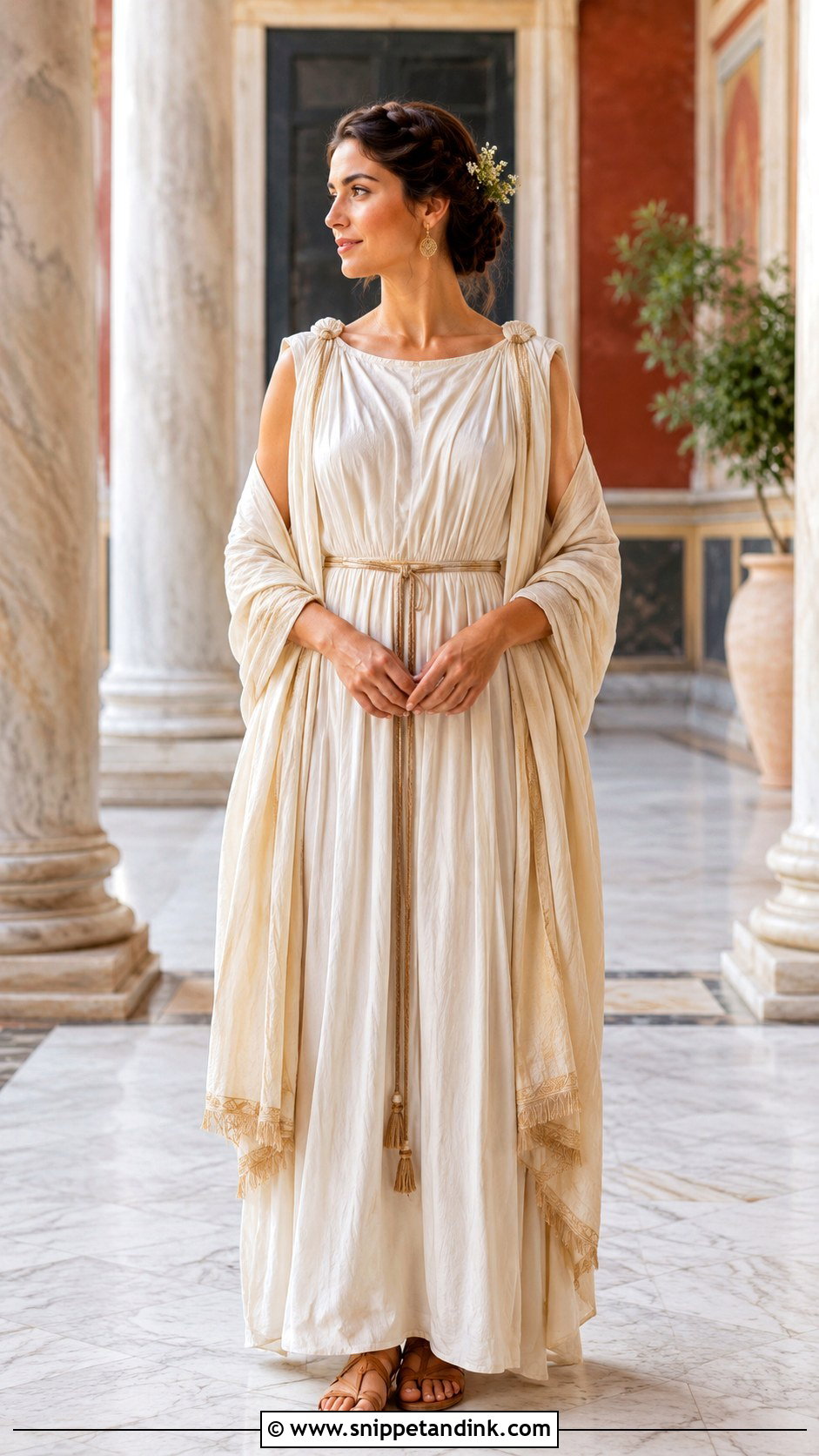 Ancient Roman Wedding Dress - Snippet and Ink - 25 Historical Wedding Dresses