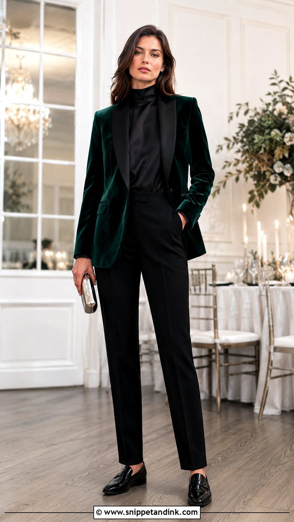 Androgynous Velvet Blazer Outfit - Snippet and Ink - 25 Androgynous Wedding Attire Ideas