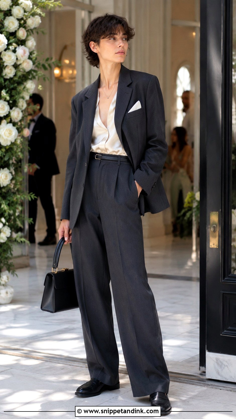 Androgynous Wedding Guest Outfit - Snippet and Ink - 25 Androgynous Wedding Attire Ideas