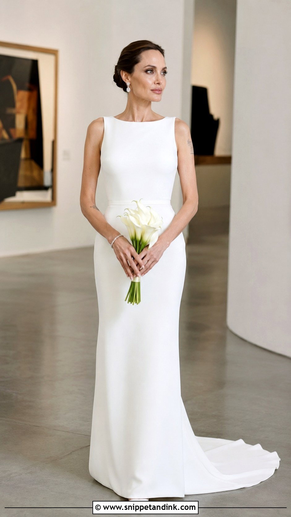 Angelina Jolie Cape Wedding Dress - Snippet and Ink - 20 Angelina Jolie Wedding Dress Ideas