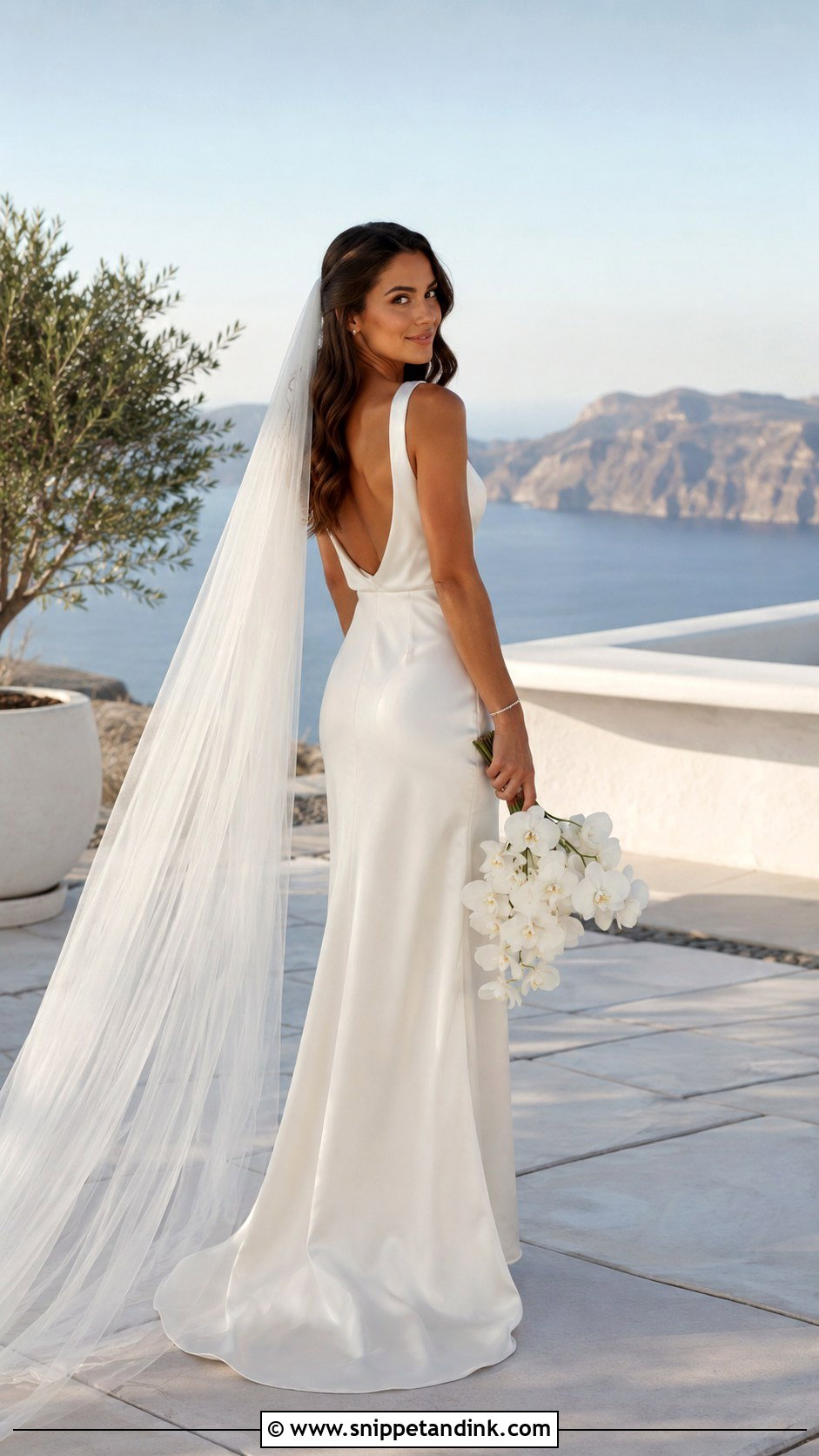 Angelina Jolie Silk Slip Wedding Dress - Snippet and Ink - 20 Angelina Jolie Wedding Dress Ideas