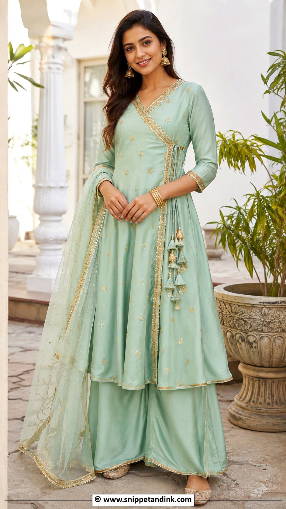 Angrakha Kurta Set - Snippet and Ink - 25 Wedding Kurta Set for Women Ideas