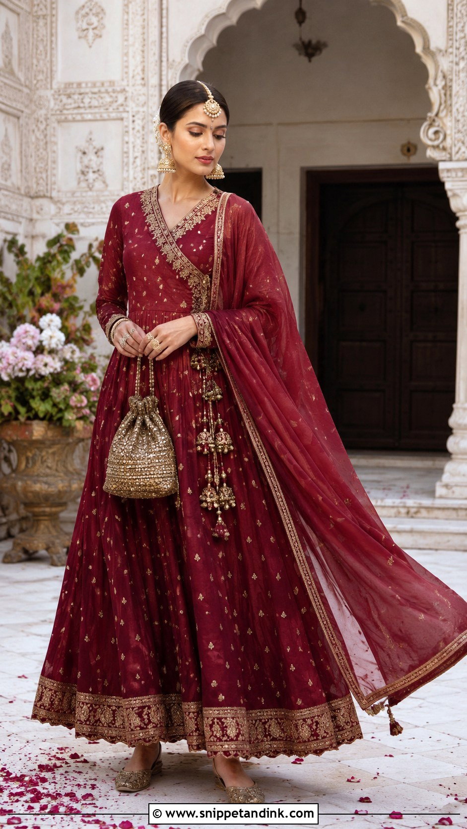 Angrakha Long Frock for Wedding - Snippet and Ink - 20 Long Frock for Wedding Ideas
