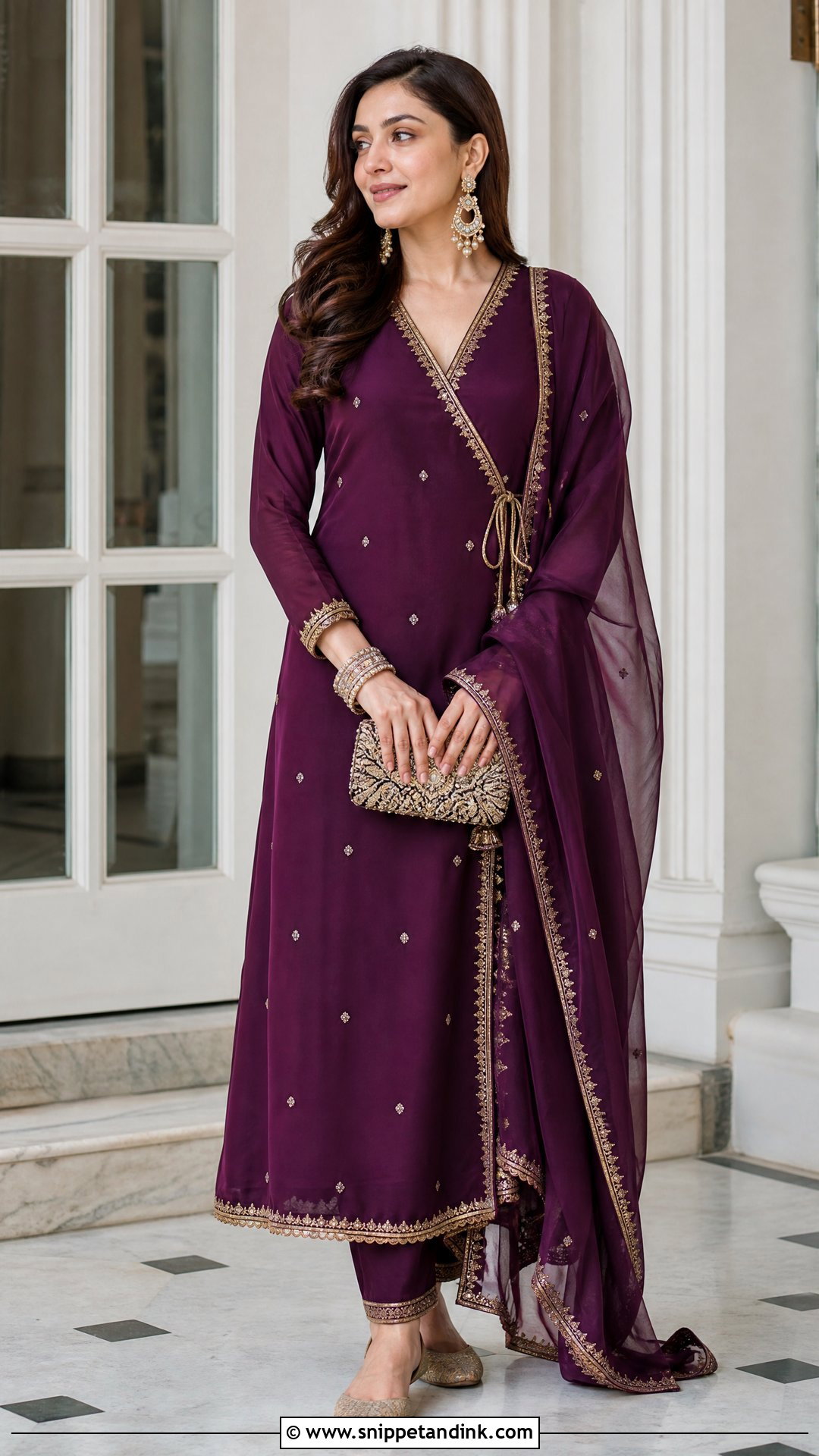 Angrakha Suit Wedding Outfit - Snippet and Ink - 20 Traditional Outfits for Wedding