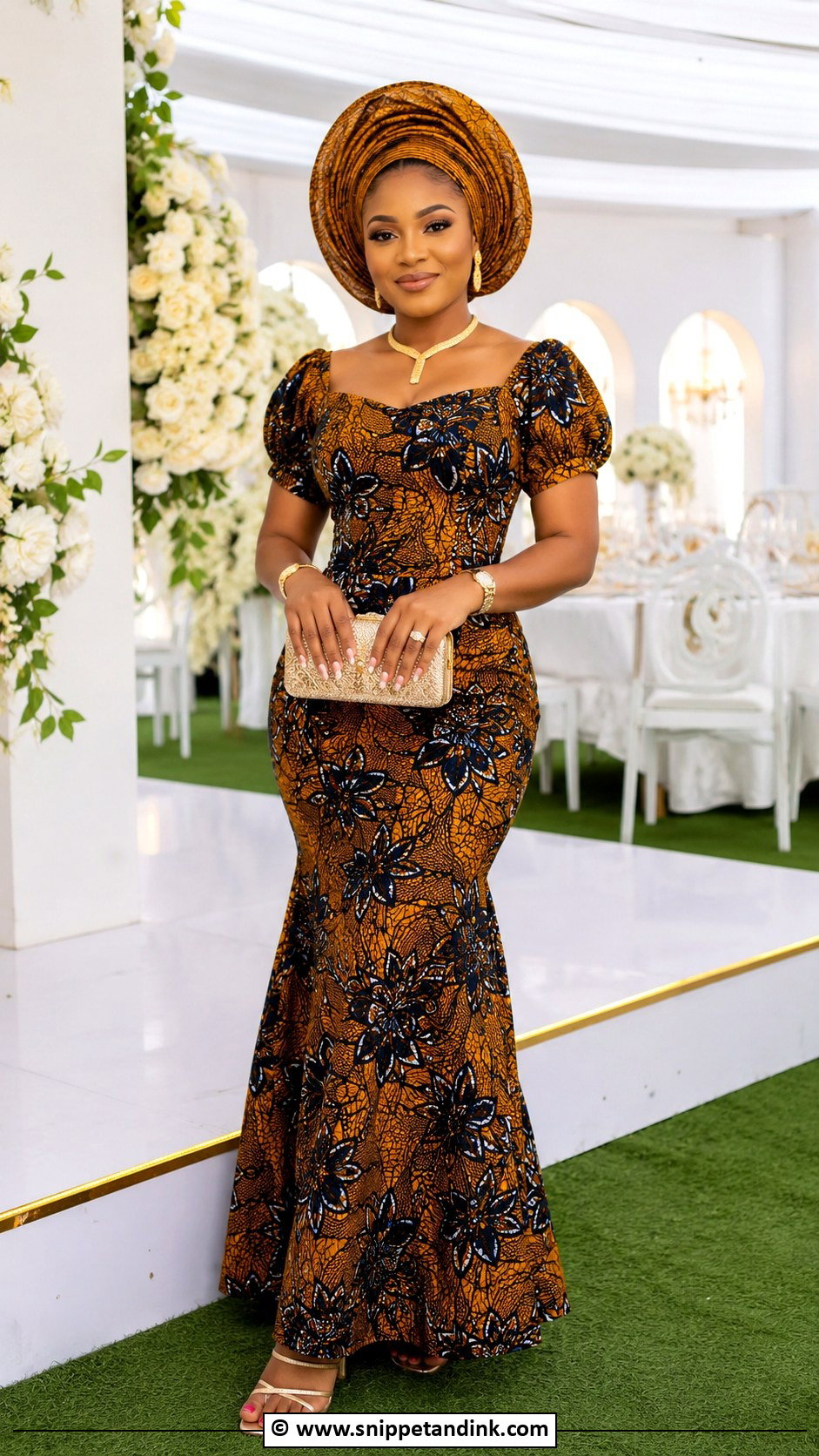 Ankara Asoebi Skirt And Blouse - Snippet and Ink - 25 Ankara Asoebi Styles for Wedding