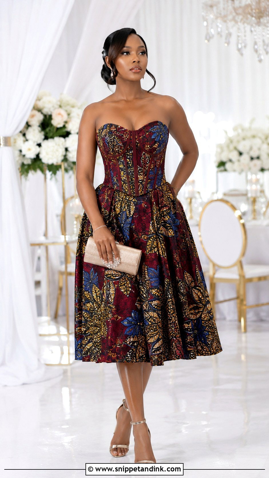 Ankara Corset Dress - Snippet and Ink - 25 Ankara Dress Styles for Wedding