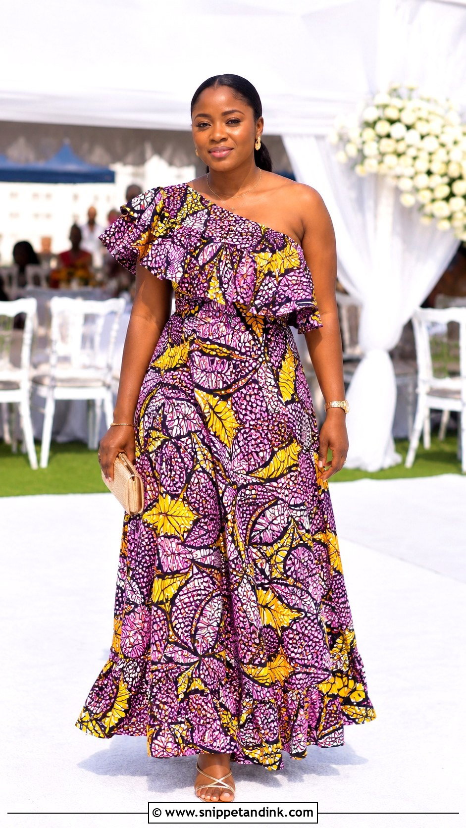 Ankara Maxi Dress - Snippet and Ink - 25 Ankara Dress Styles for Wedding
