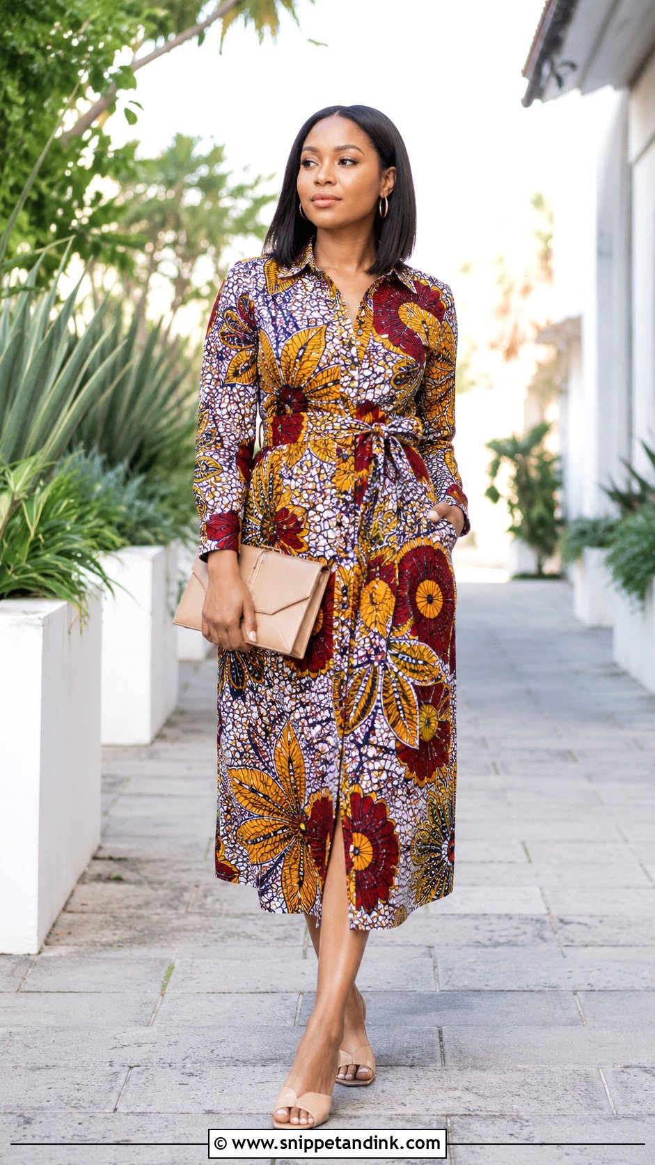 Ankara Shirt Dress - Snippet and Ink - 25 Ankara Dress Styles for Wedding