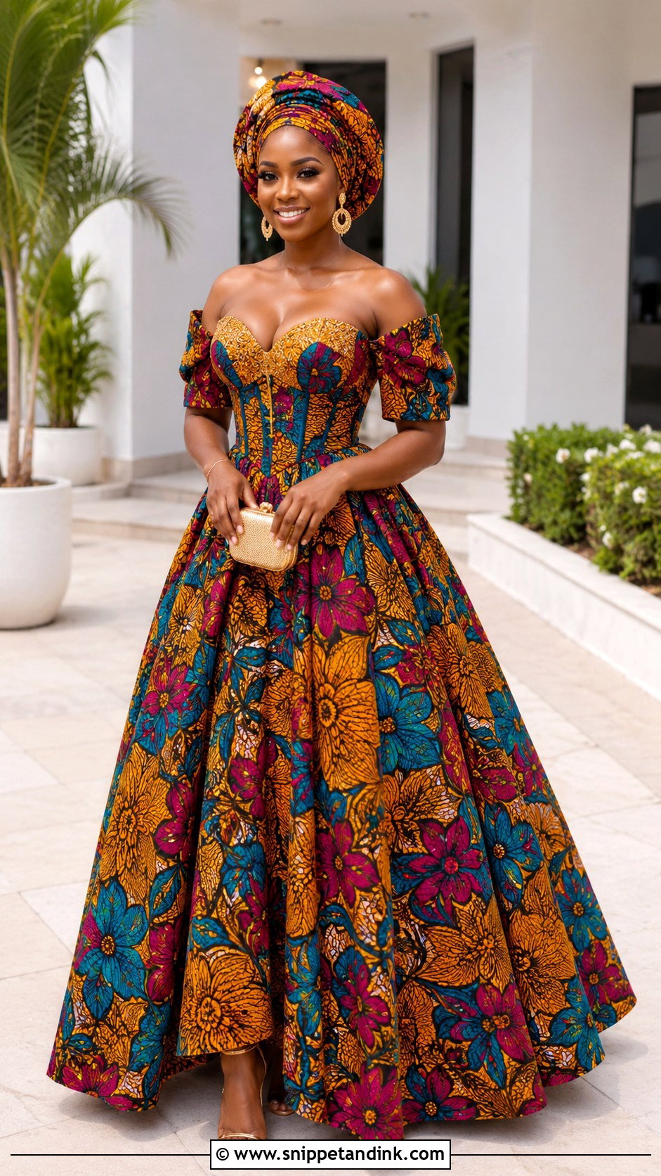 Ankara Wedding Dress - Snippet and Ink - 25 Nigeria Wedding Dress Ideas