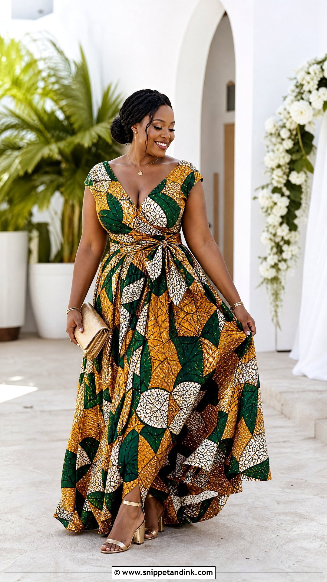 Ankara Wrap Wedding Dress - Snippet and Ink - 25 Ankara Wedding Dress Ideas
