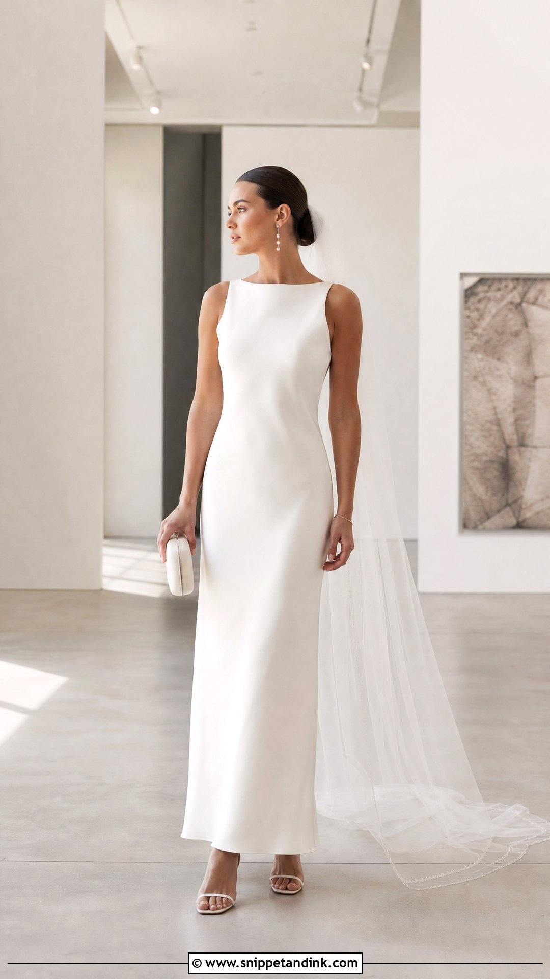 Ankle Length Wedding Dress - Snippet and Ink - 20 Wedding Dress Length Ideas