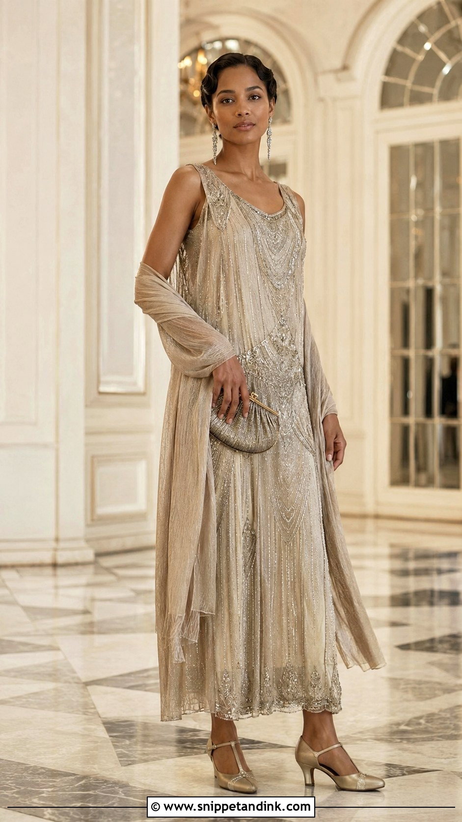 Ann Lowe 1920s Beaded Evening Dress - Snippet and Ink - 20 Ann Lowe Dresses