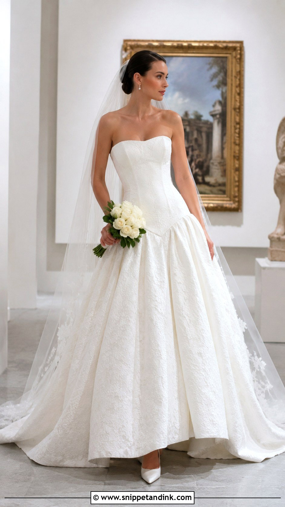 Anne Barge Drop Waist Wedding Dress - Snippet and Ink - 20 Anne Barge Wedding Dress Ideas