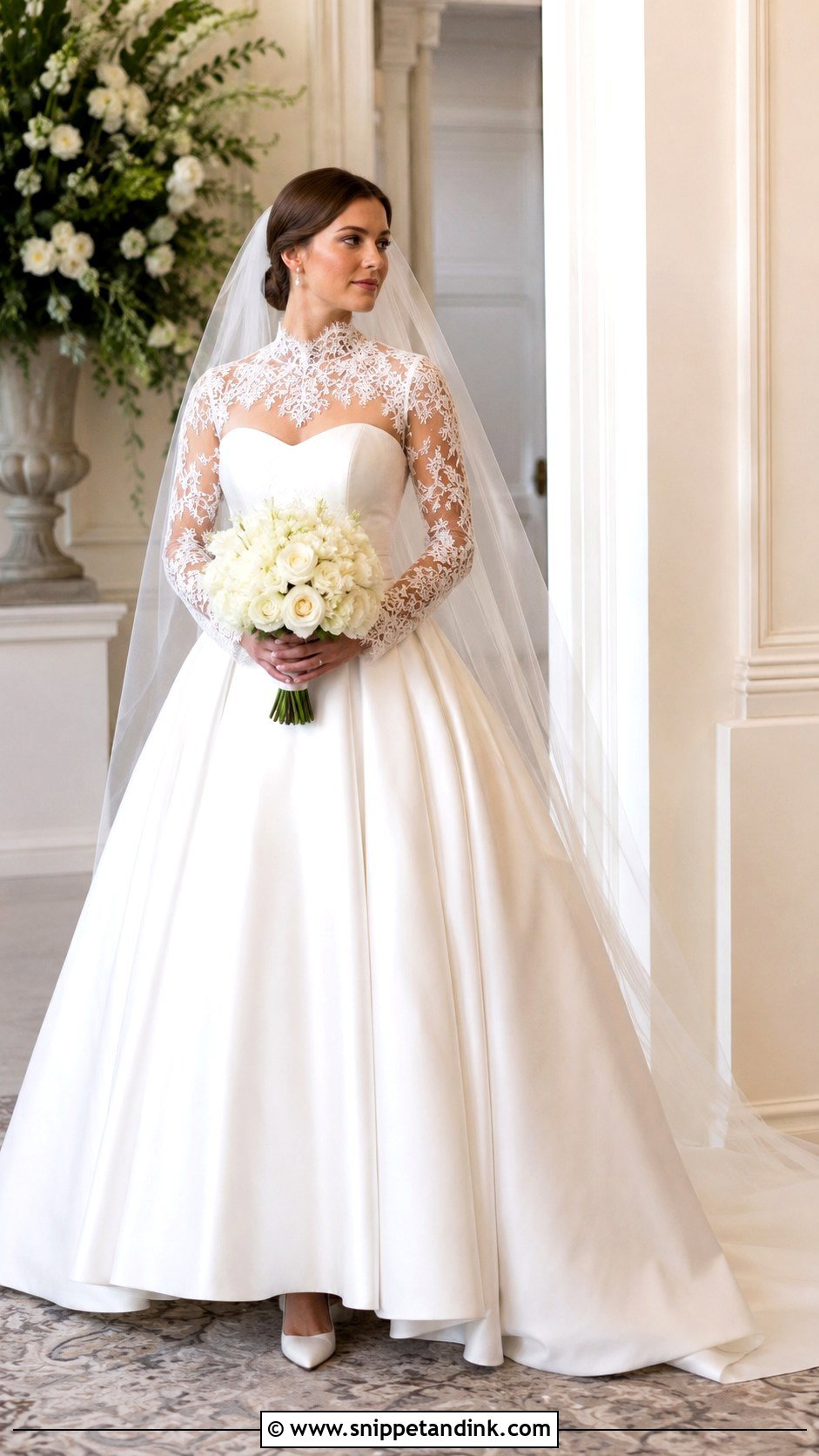 Anne Barge Lace Wedding Dress With Topper - Snippet and Ink - 20 Anne Barge Wedding Dress Ideas