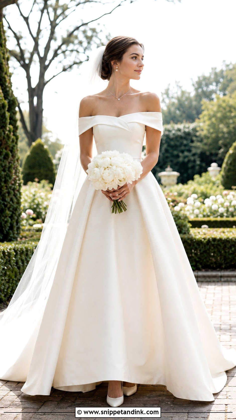 Anne Barge Off Shoulder Wedding Dress - Snippet and Ink - 20 Anne Barge Ideas