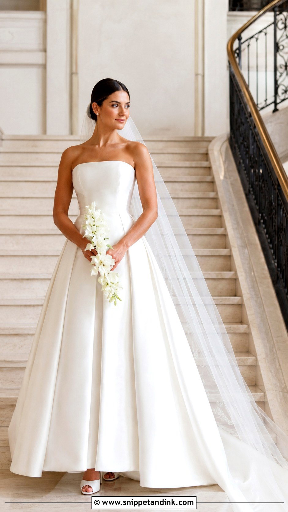 Anne Barge Pleated Ball Gown Wedding Dress - Snippet and Ink - 20 Anne Barge Wedding Dress Ideas