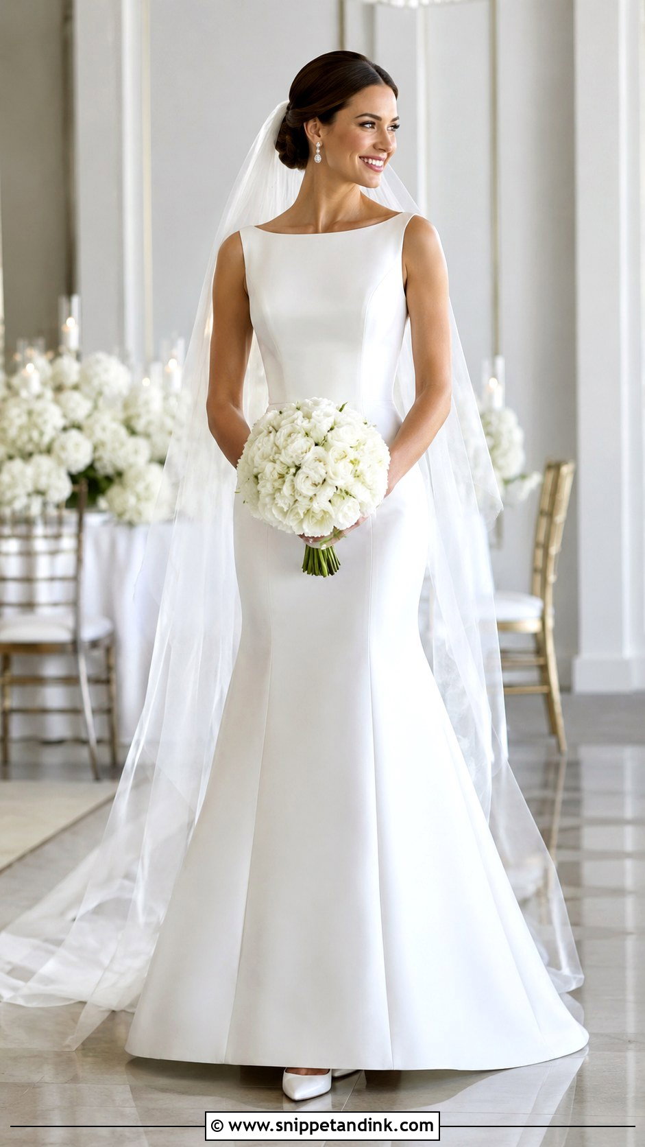 Anne Barge Portrait Neckline Wedding Dress - Snippet and Ink - 20 Anne Barge Wedding Dress Ideas