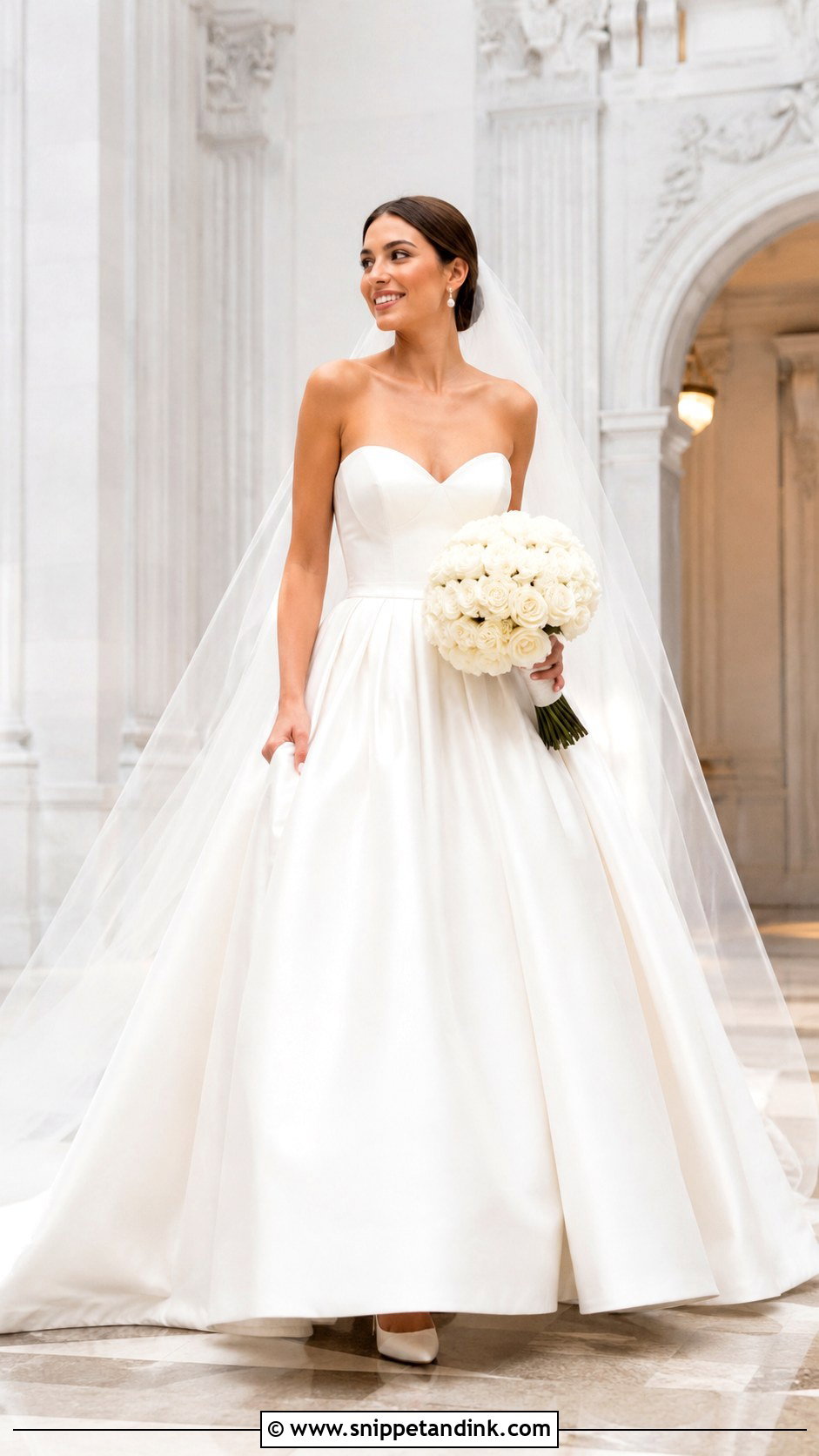 Anne Barge Strapless Ball Gown Wedding Dress - Snippet and Ink - 20 Anne Barge Wedding Dress Ideas