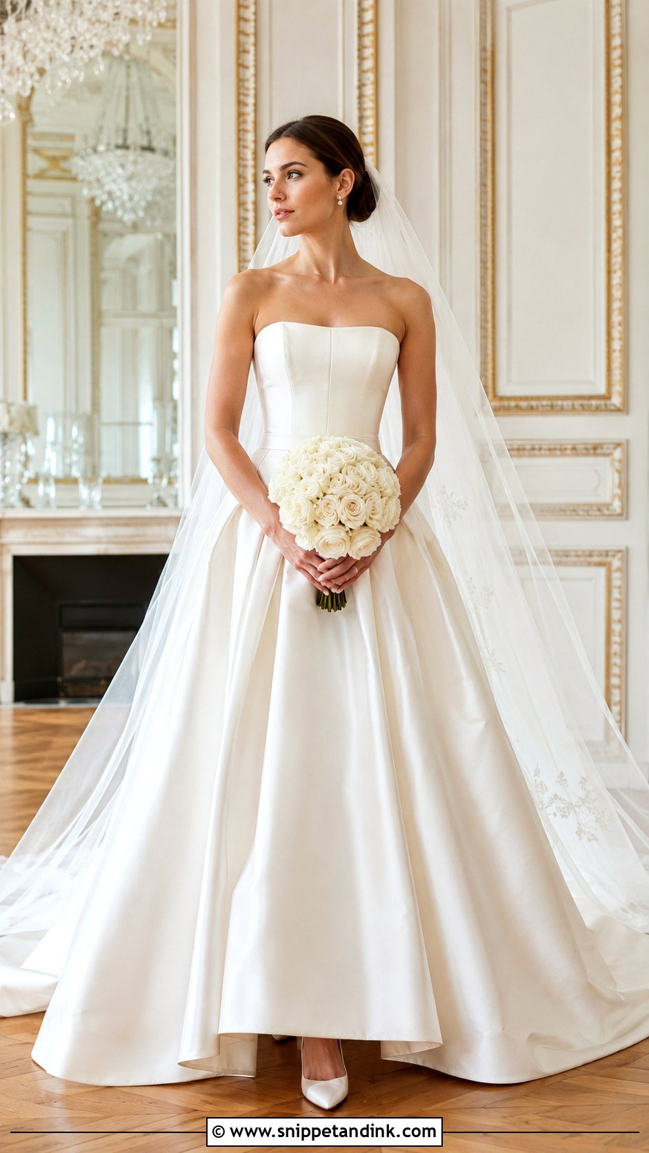 Anne Barge Strapless Satin Ball Gown - Snippet and Ink - 20 Anne Barge Ideas