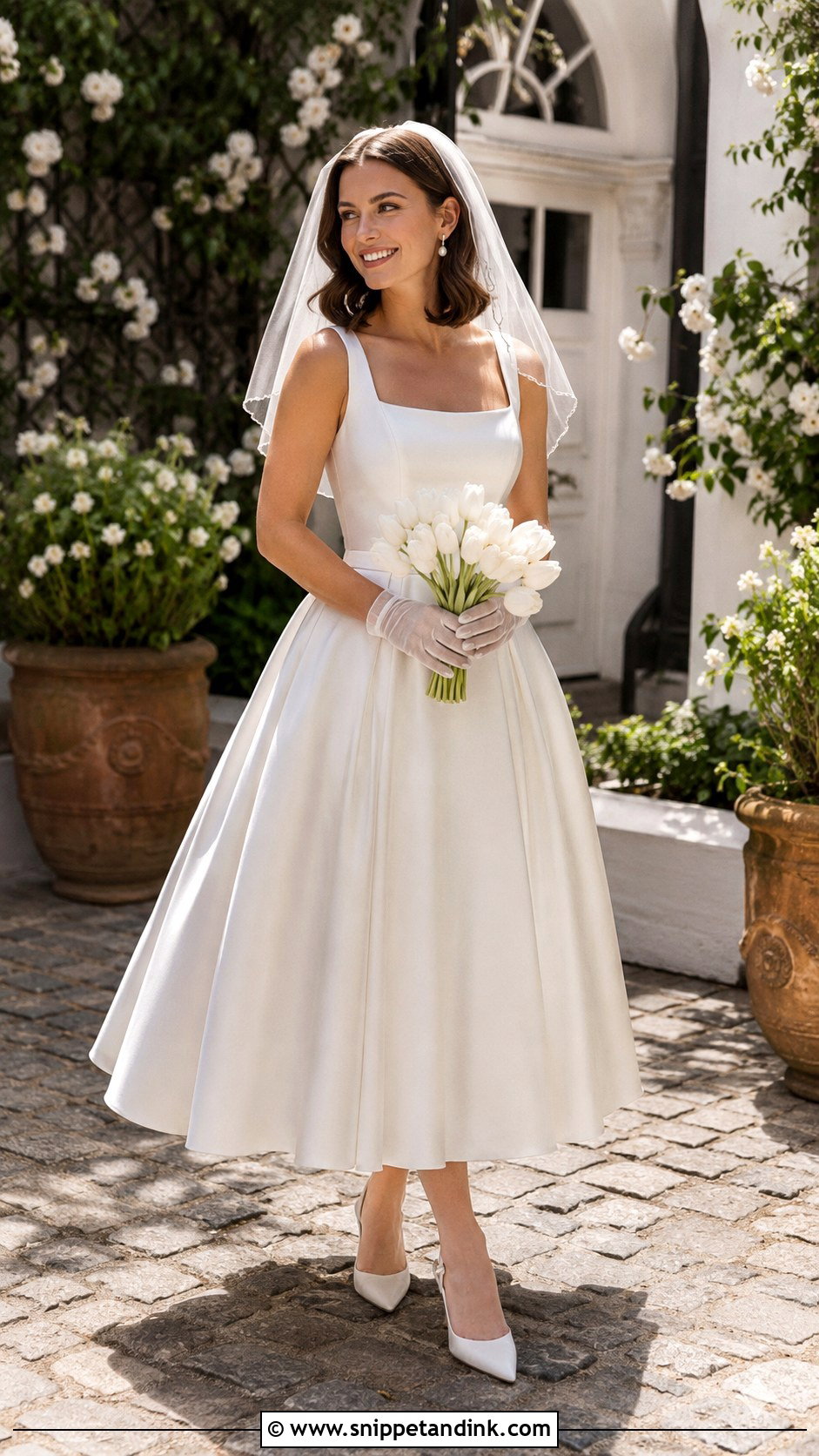 Anne Barge Tea Length Wedding Dress - Snippet and Ink - 20 Anne Barge Ideas