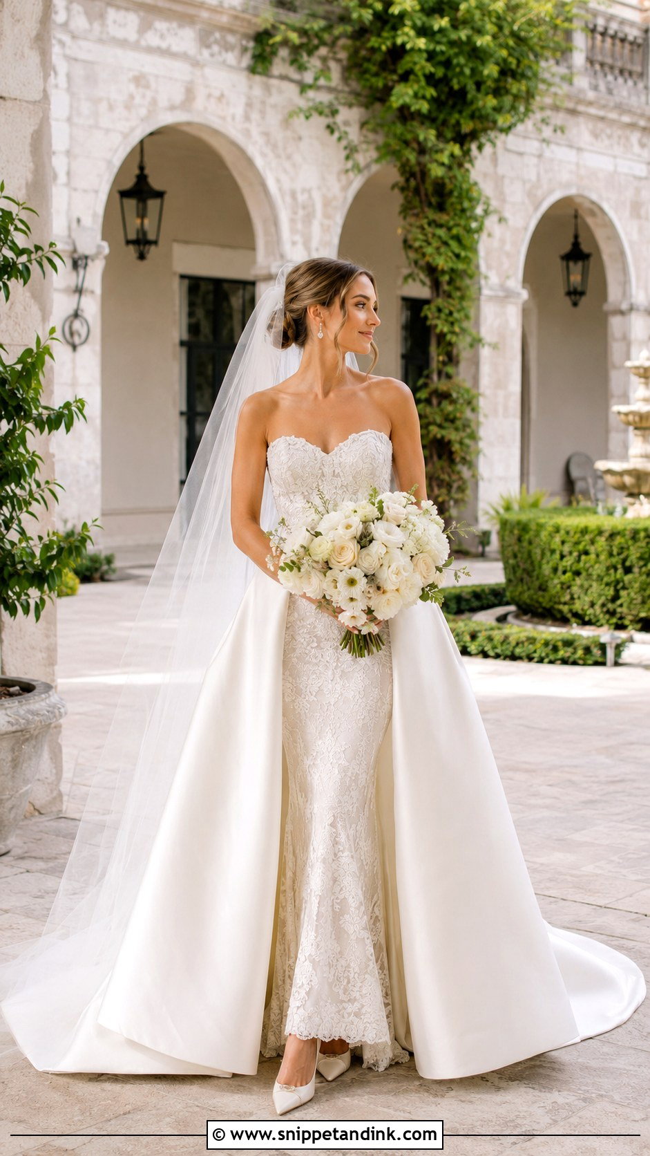 Anne Barge Wedding Dress With Overskirt - Snippet and Ink - 20 Anne Barge Wedding Dress Ideas