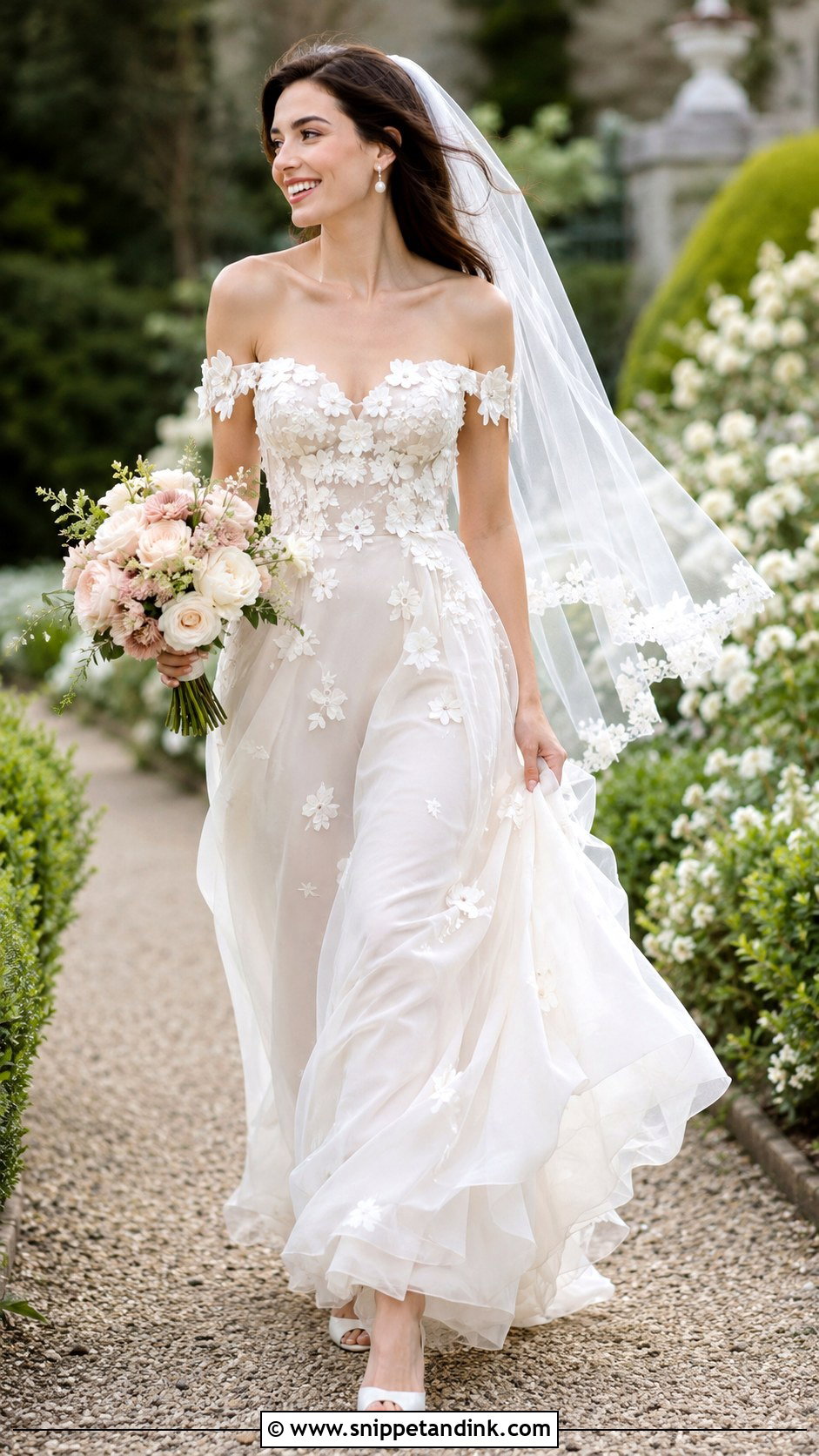 Anne Hathaway Garden Wedding Dress - Snippet and Ink - 20 Anne Hathaway Wedding Dress Ideas
