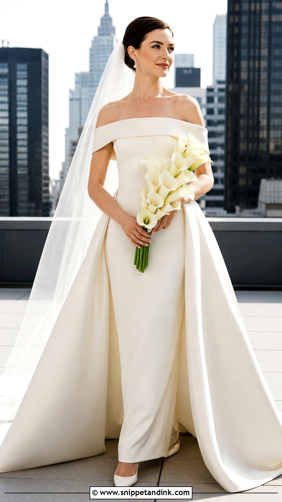 Anne Hathaway Modern Wedding Dress - Snippet and Ink - 20 Anne Hathaway Wedding Dress Ideas