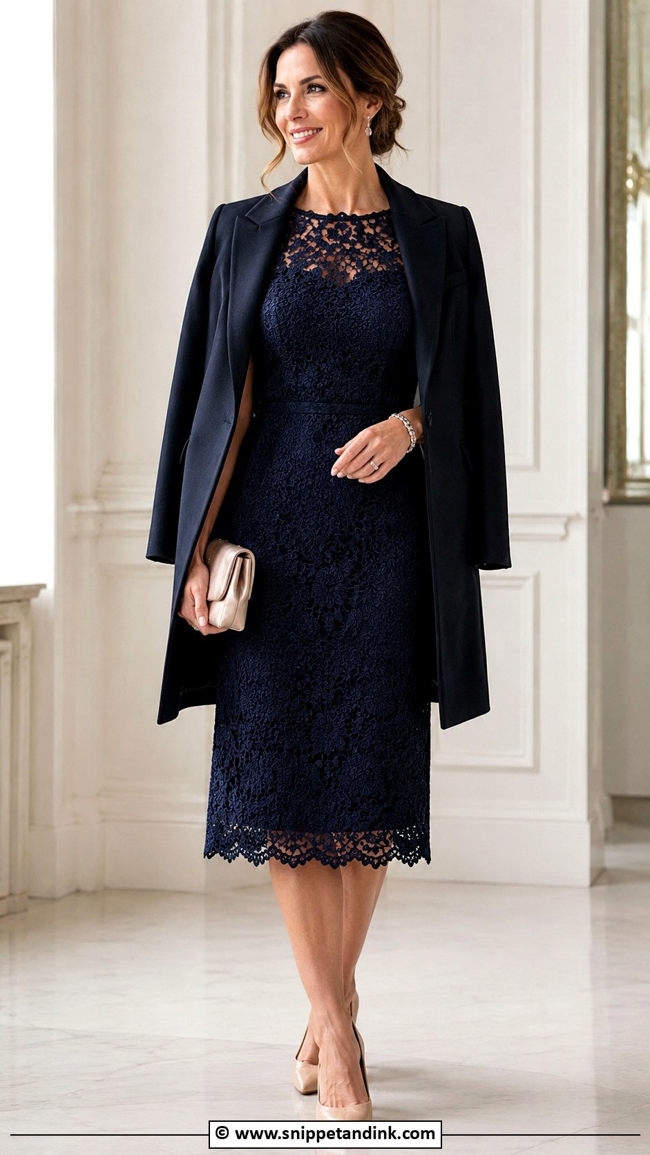 Anniversary Lace Dress Outfit - Snippet and Ink - 25 Anniversary Date Outfit Ideas