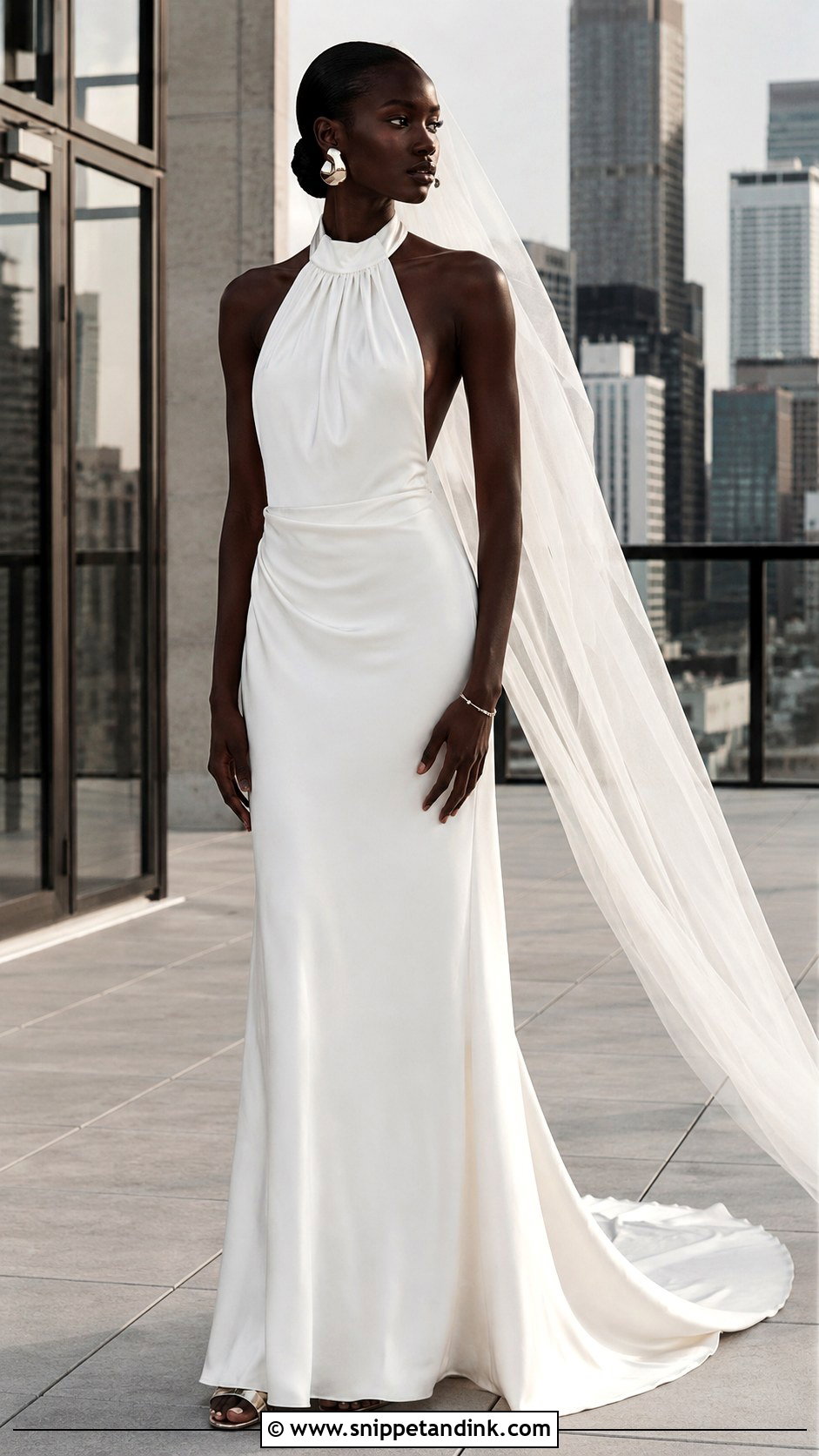 Anok Yai Halter Wedding Dress - Snippet and Ink - 20 Anok Yai Wedding Dress Ideas