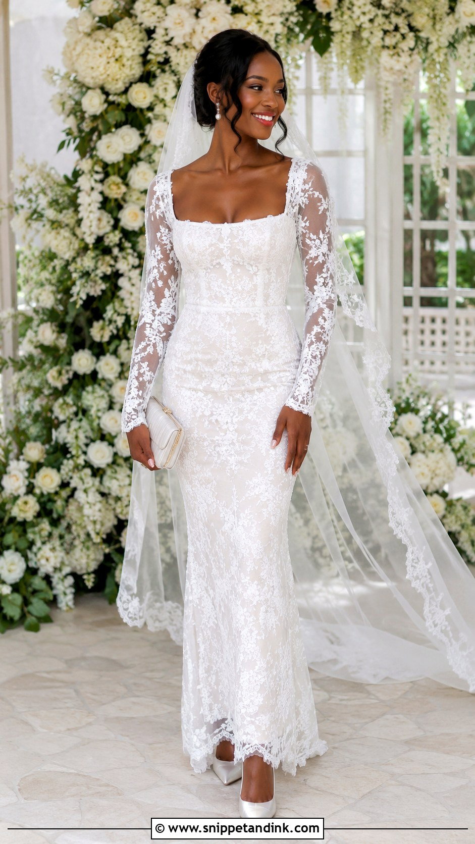 Anok Yai Lace Wedding Dress - Snippet and Ink - 20 Anok Yai Wedding Dress Ideas