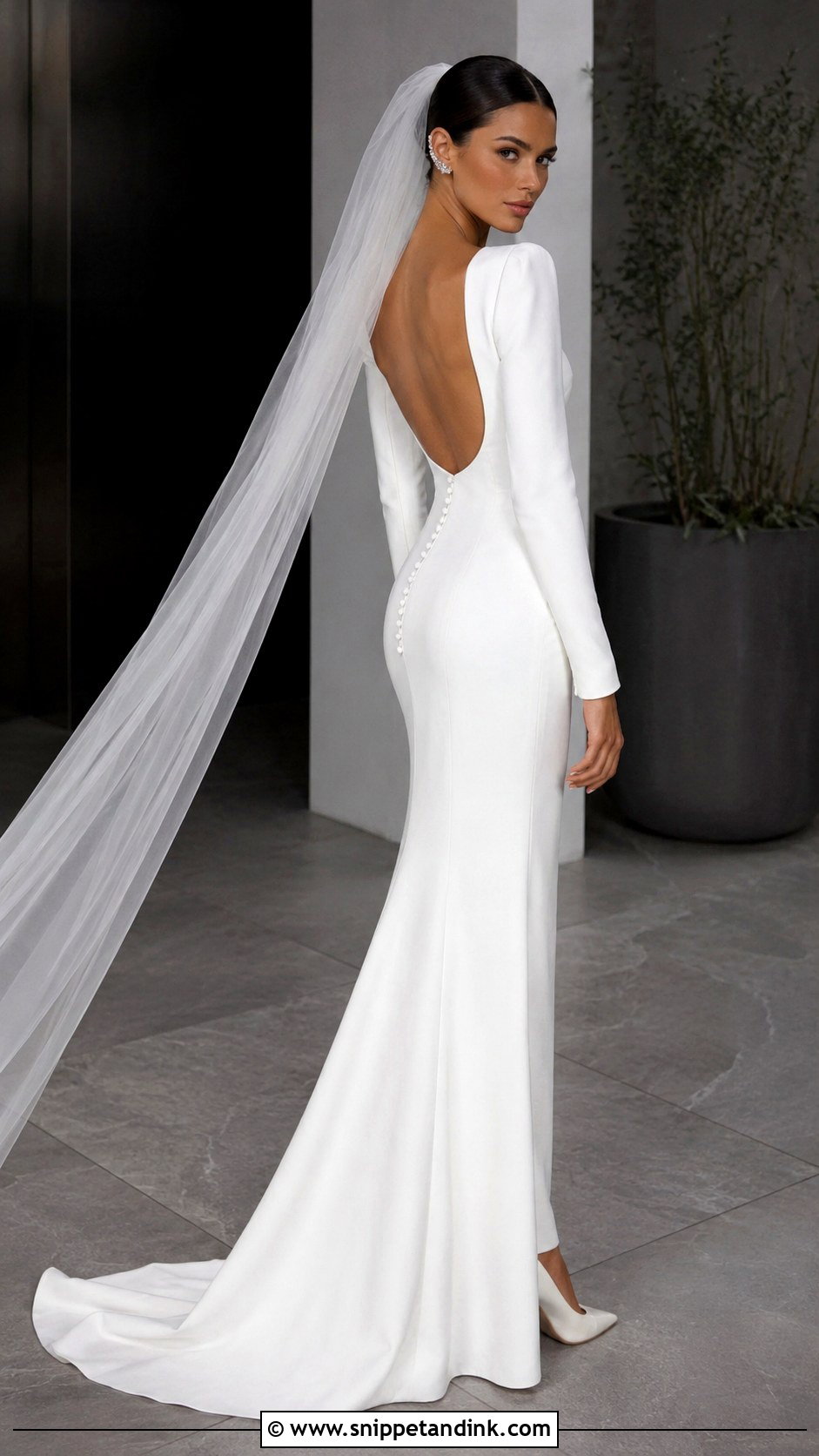 Anok Yai Long Sleeve Wedding Dress - Snippet and Ink - 20 Anok Yai Wedding Dress Ideas