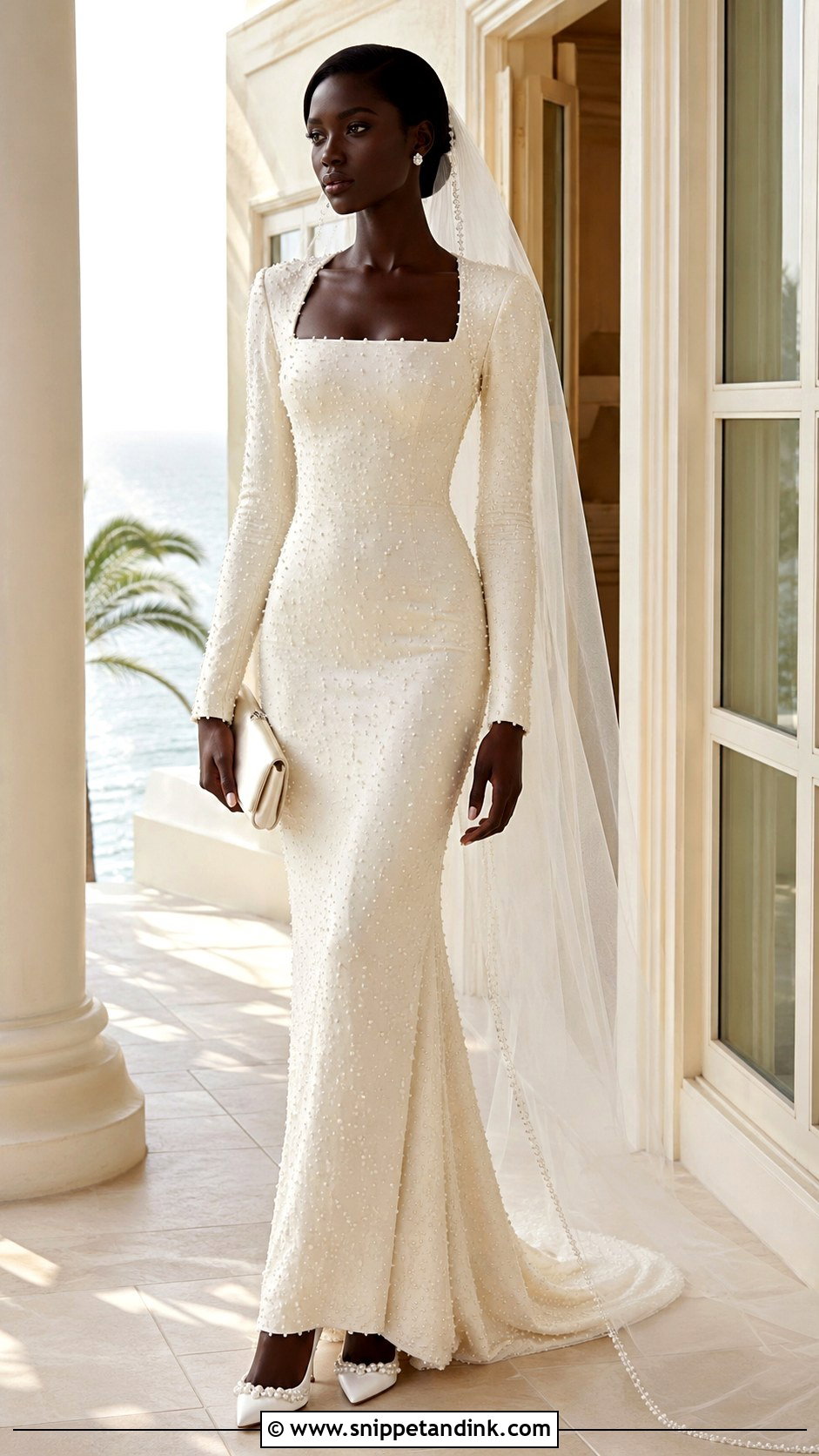 Anok Yai Pearl Wedding Dress - Snippet and Ink - 20 Anok Yai Wedding Dress Ideas