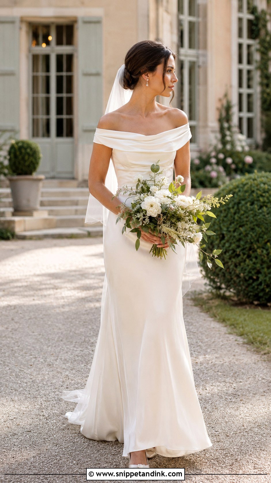 Anthropologie Bridal Off the Shoulder Gown - Snippet and Ink - 20 Anthropologie Bridal Ideas