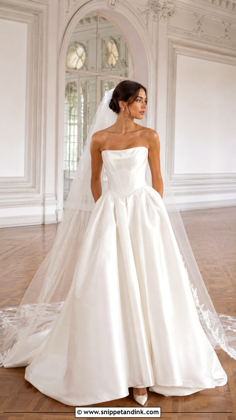 Anthropologie Bridal Satin Ball Gown - Snippet and Ink - 20 Anthropologie Bridal Ideas